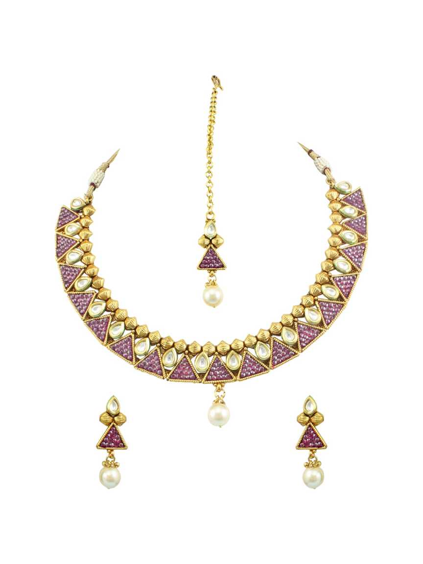 checkered_polki-necklace_er_tk-NTCK13501PRHG