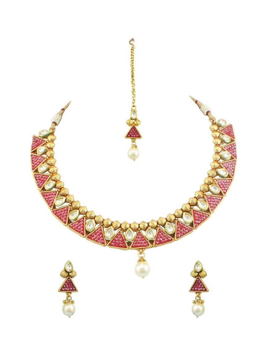 checkered_polki-necklace_er_tk-NTCK13501RBHG