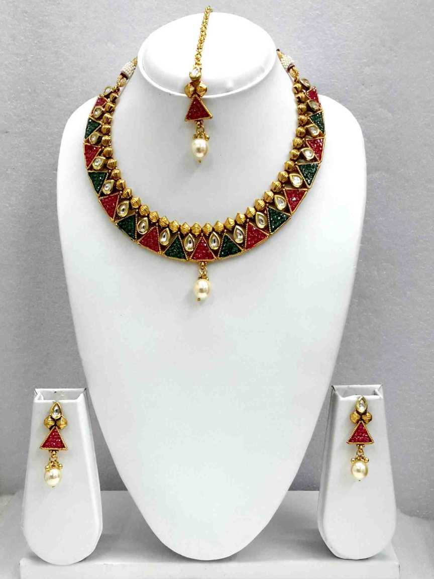 checkered_polki-necklace_er_tk-NTCK13501REHG