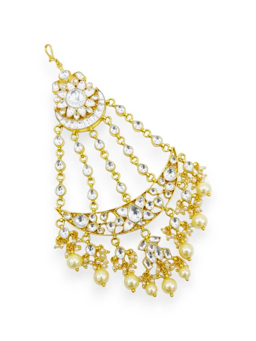 PASSA SIDE JHOOMER in JADAU KUNDAN Style | Design - 21554