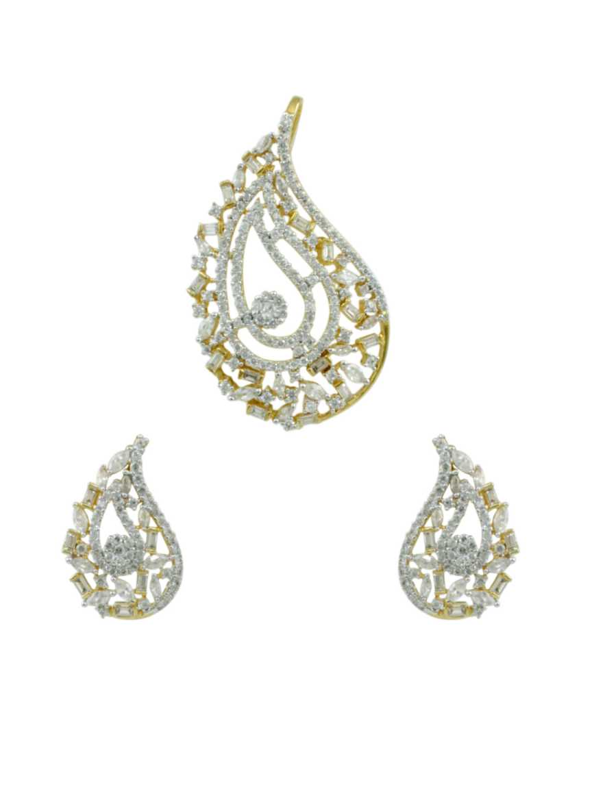 cz_diamond-pendant_earring-PECZ11710CLTT