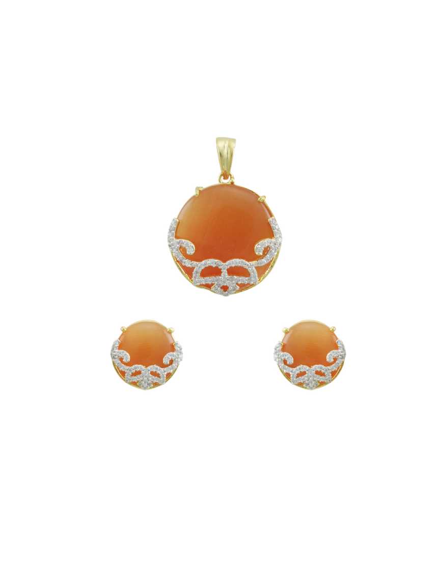 designer-pendant_earring-PEDZ13887NGTT
