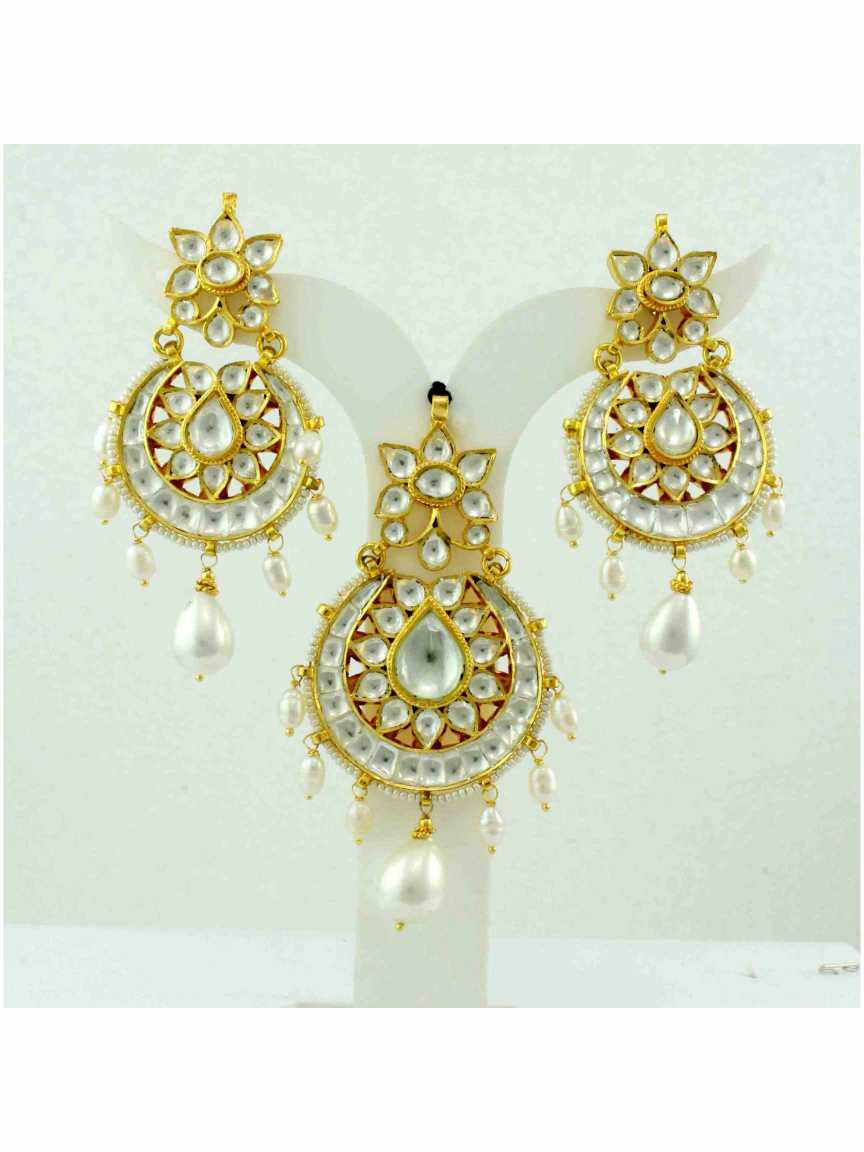 PENDANT EARRING in JADAU KUNDAN Style | Design - 11217