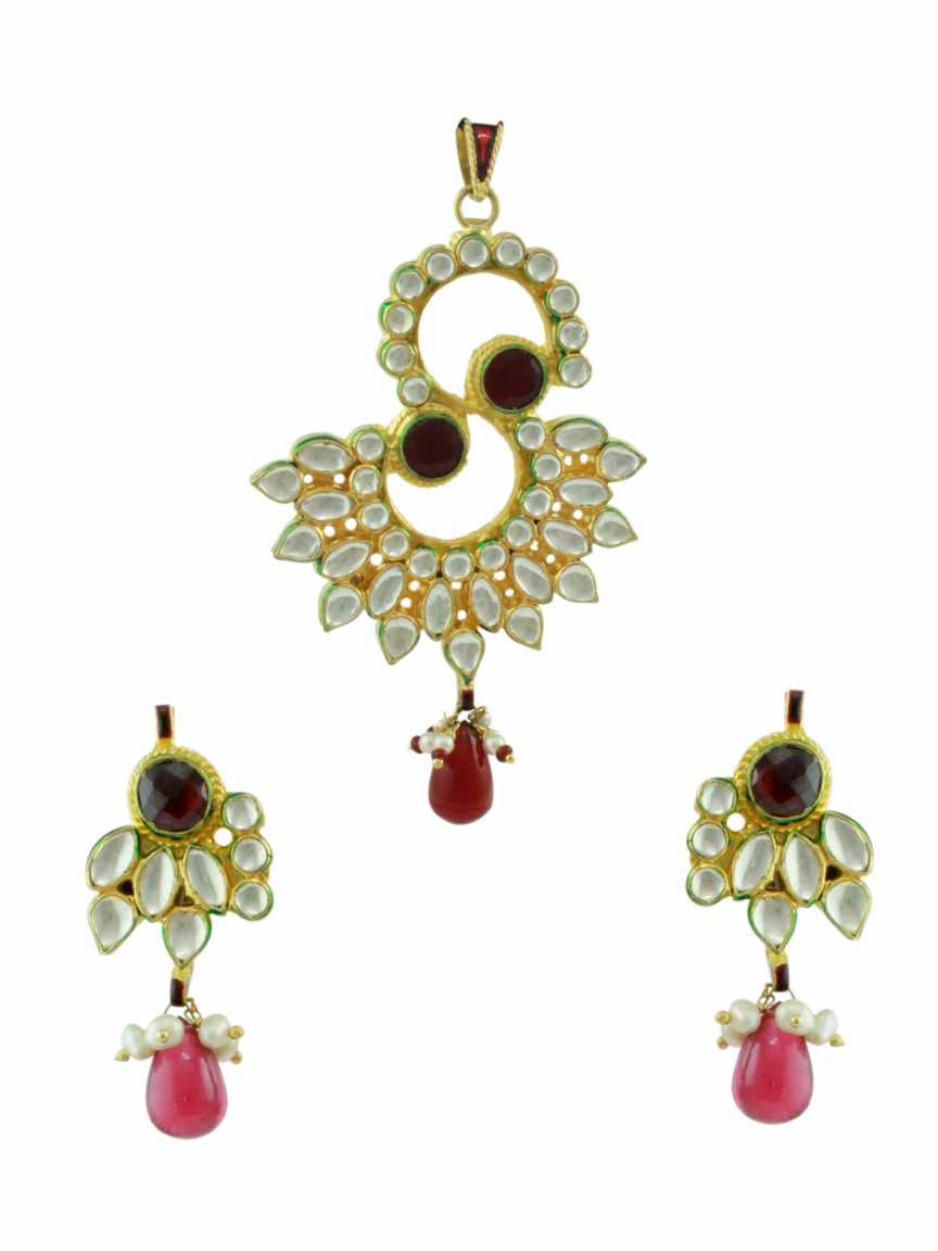 kundan-pendant_earring-PEKU11219MRHG