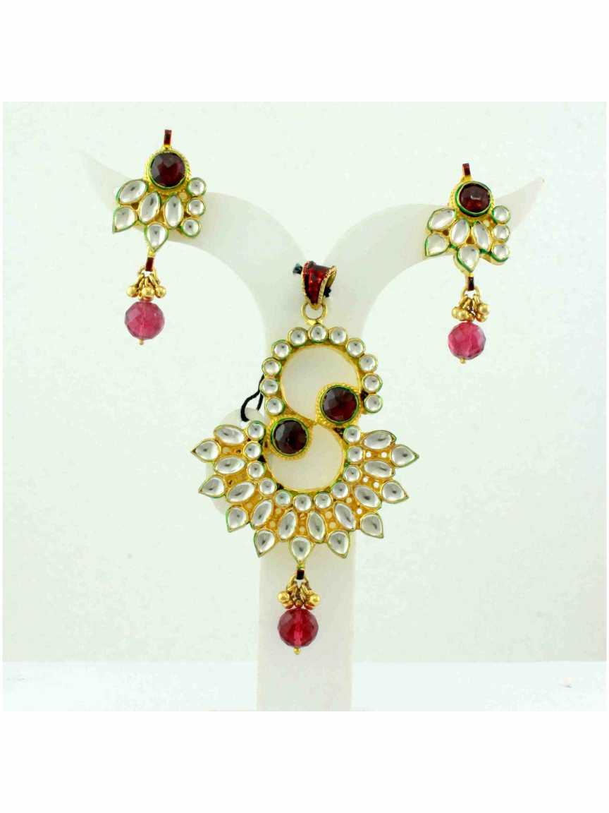 kundan-pendant_earring-PEKU11219RLHG