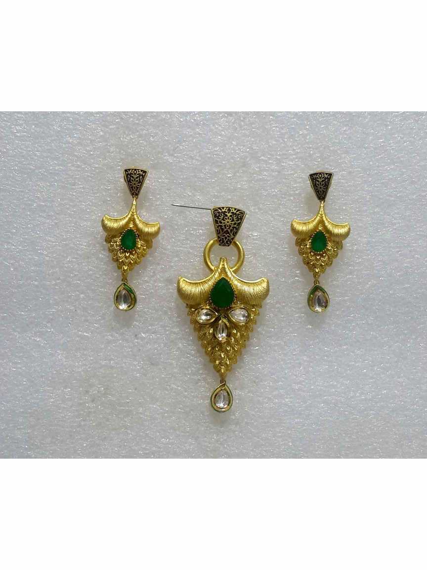 PENDANT EARRING in VILANDI KUNDAN Style | Design - 14855