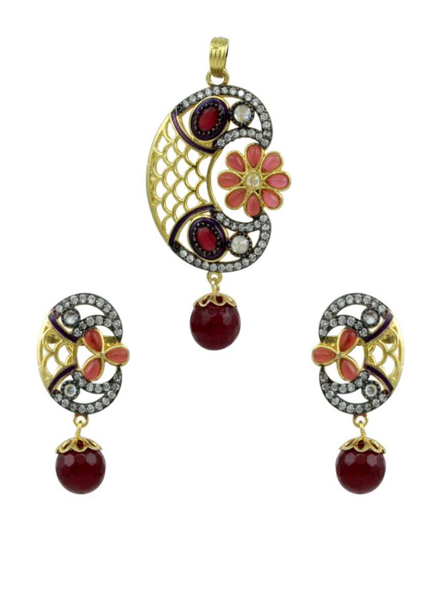 victorian-pendant_earring-PEVR12865RBBD
