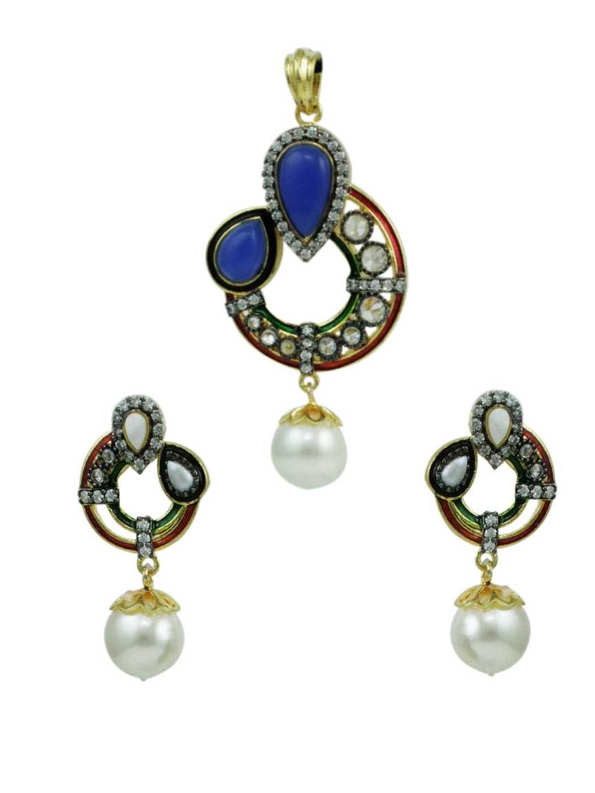 PENDANT EARRING in ANTIQUE VICTORIAN Style | Design - 12867