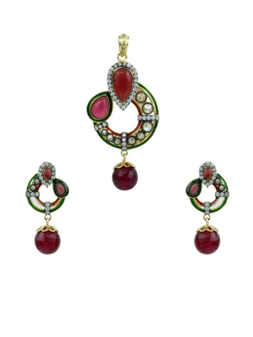 PENDANT EARRING in ANTIQUE VICTORIAN Style | Design - 12867