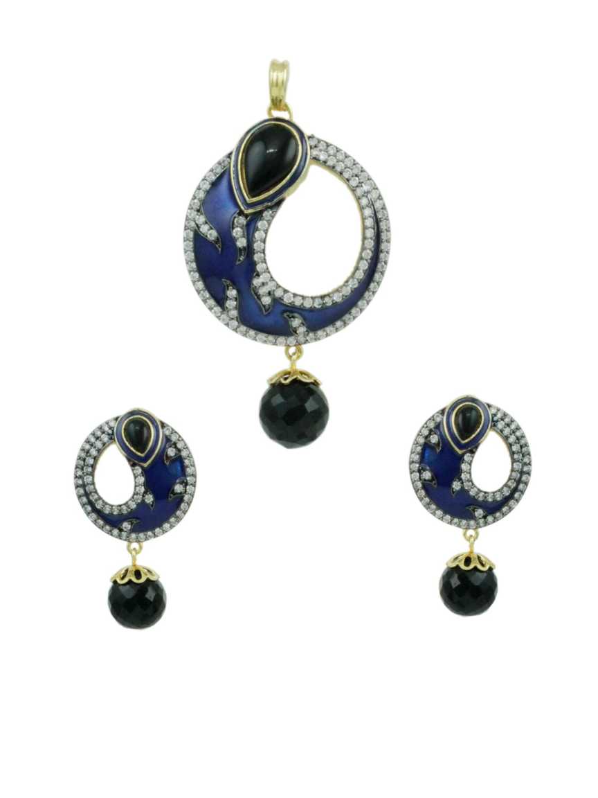 PENDANT EARRING in ANTIQUE VICTORIAN Style | Design - 12868