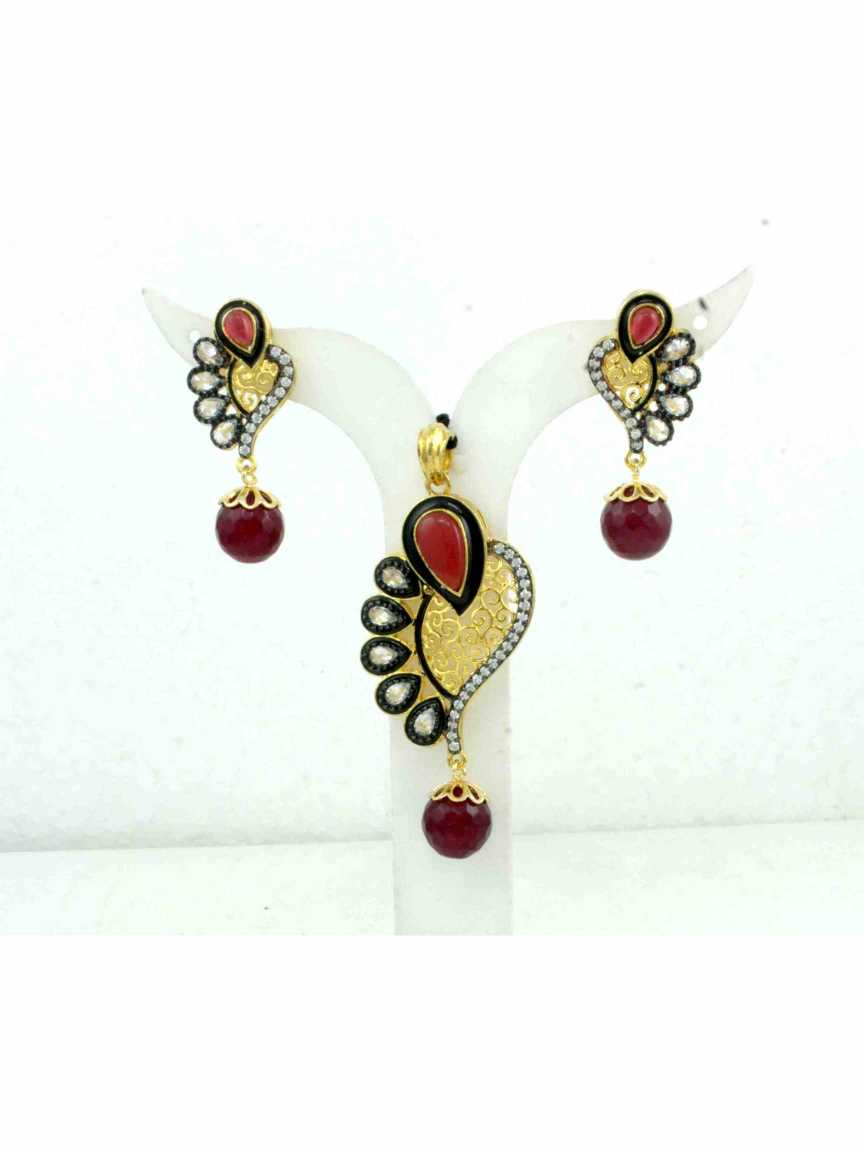 victorian-pendant_earring-PEVR12908RBCLBD