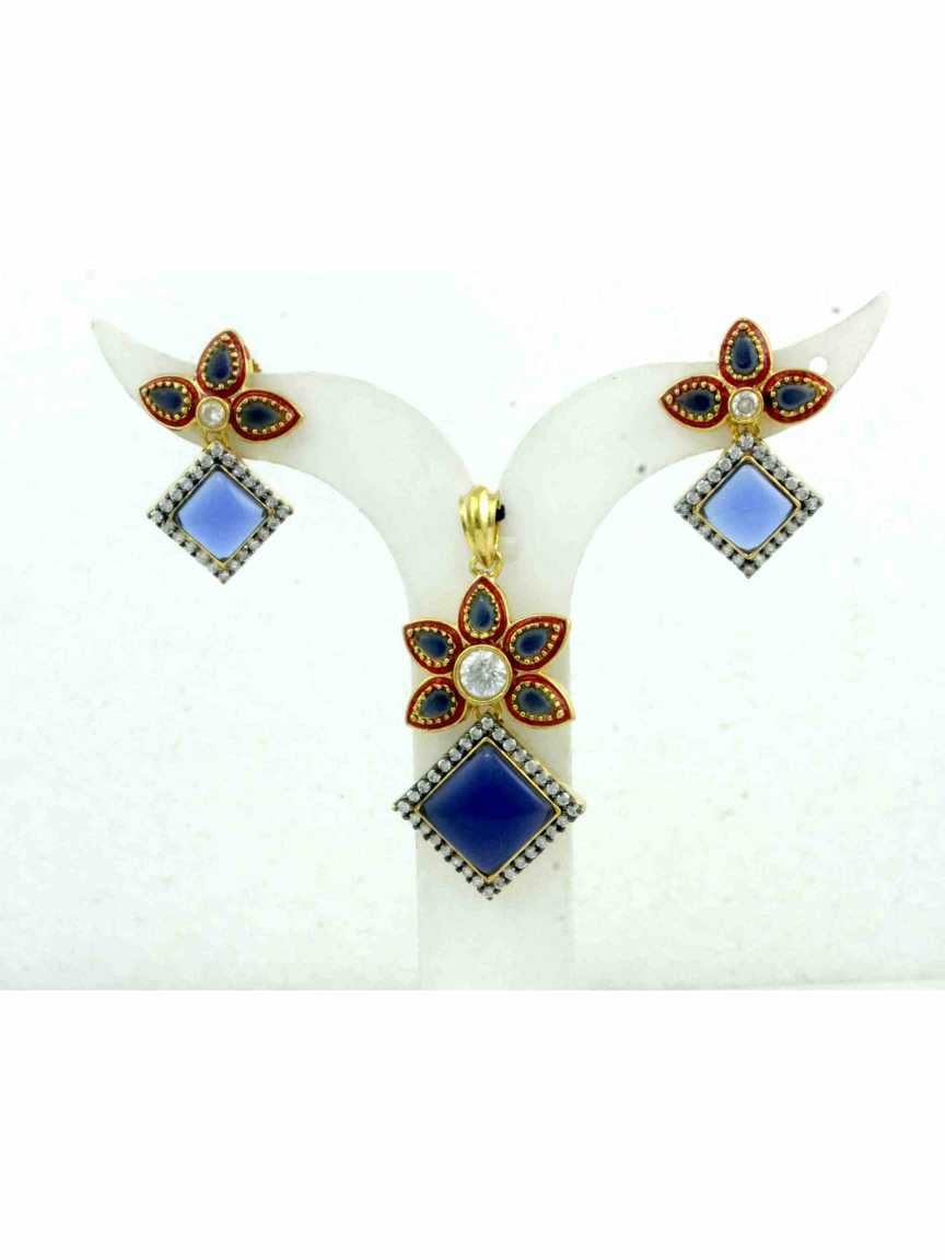 PENDANT EARRING in ANTIQUE VICTORIAN Style | Design - 12914