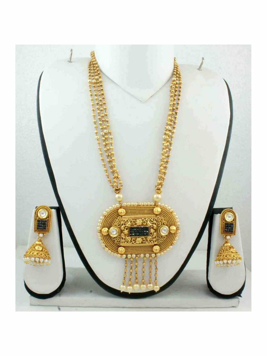 checkered_polki-pendant_er_mala-PMCK11069BKHG