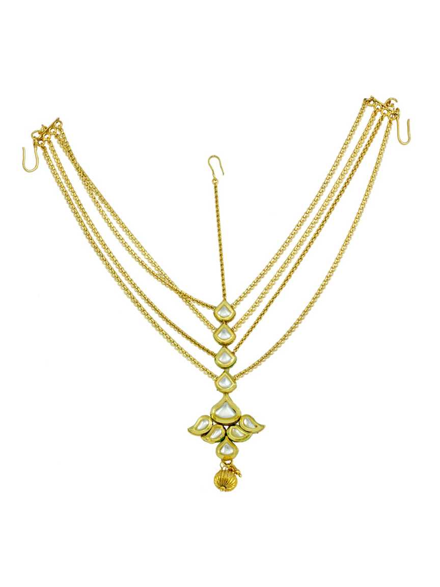 LONG NECKLACE SET WITH PENDANT in VILANDI KUNDAN Style | Design - 12942