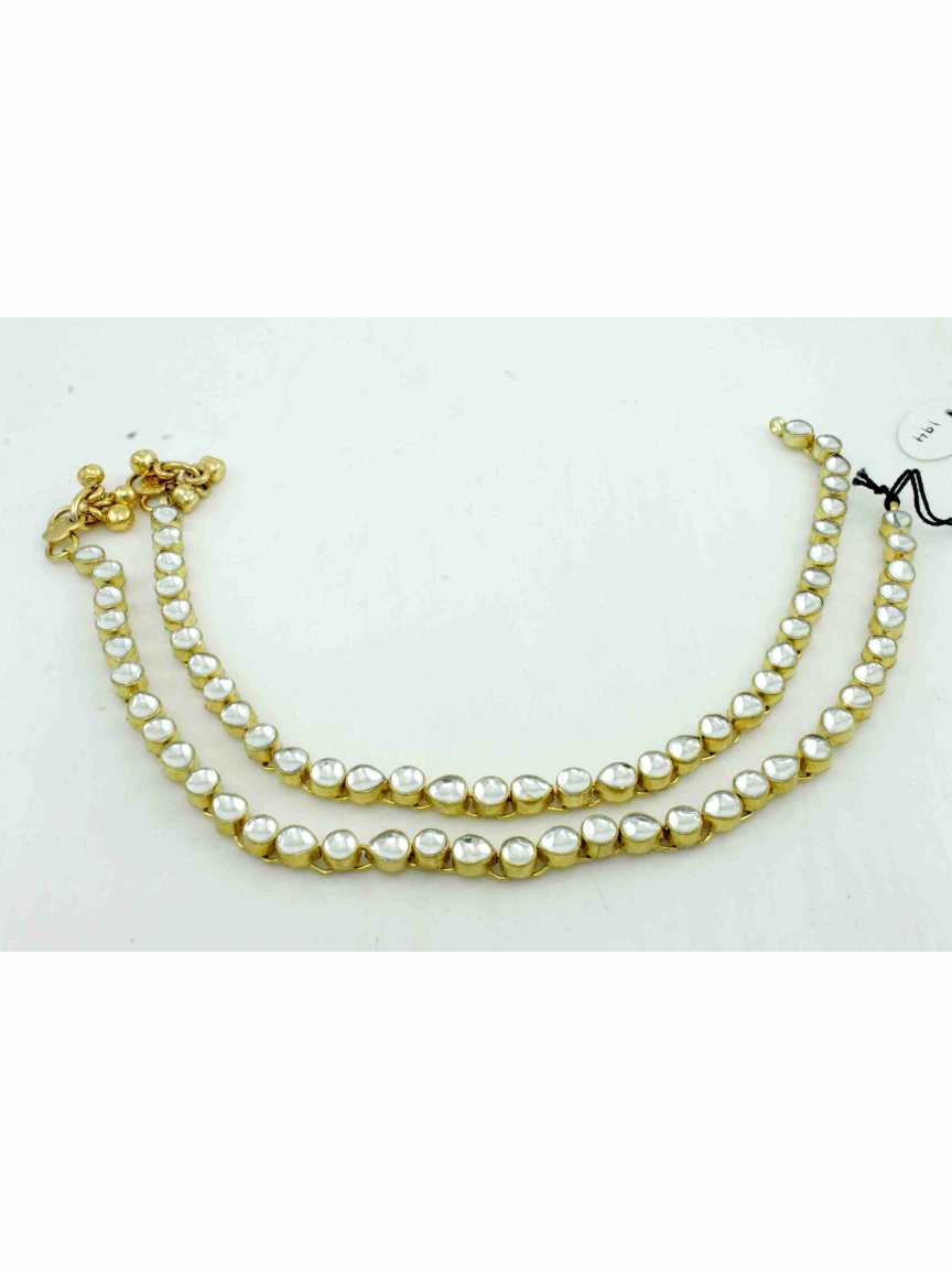 PAYAL ANKLET in JADAU KUNDAN Style | Design - 11838
