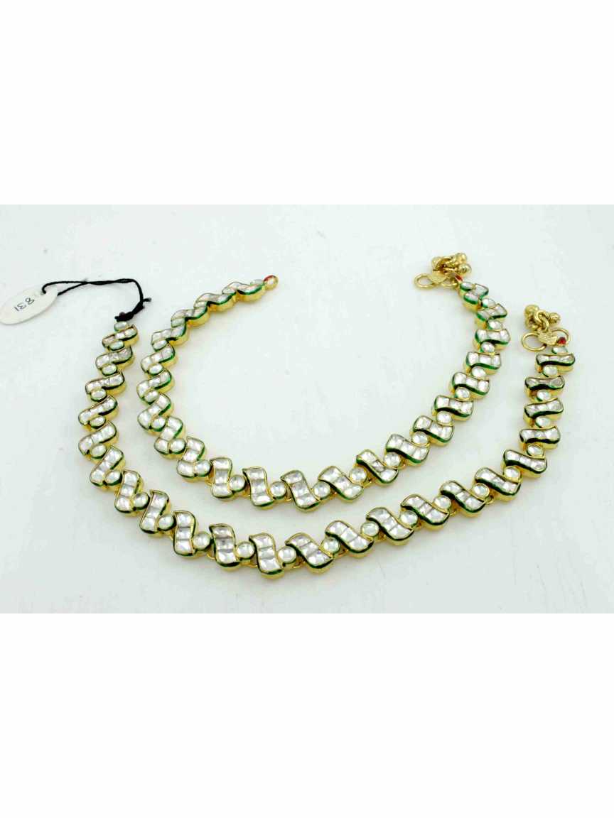 PAYAL ANKLET in JADAU KUNDAN Style | Design - 11841