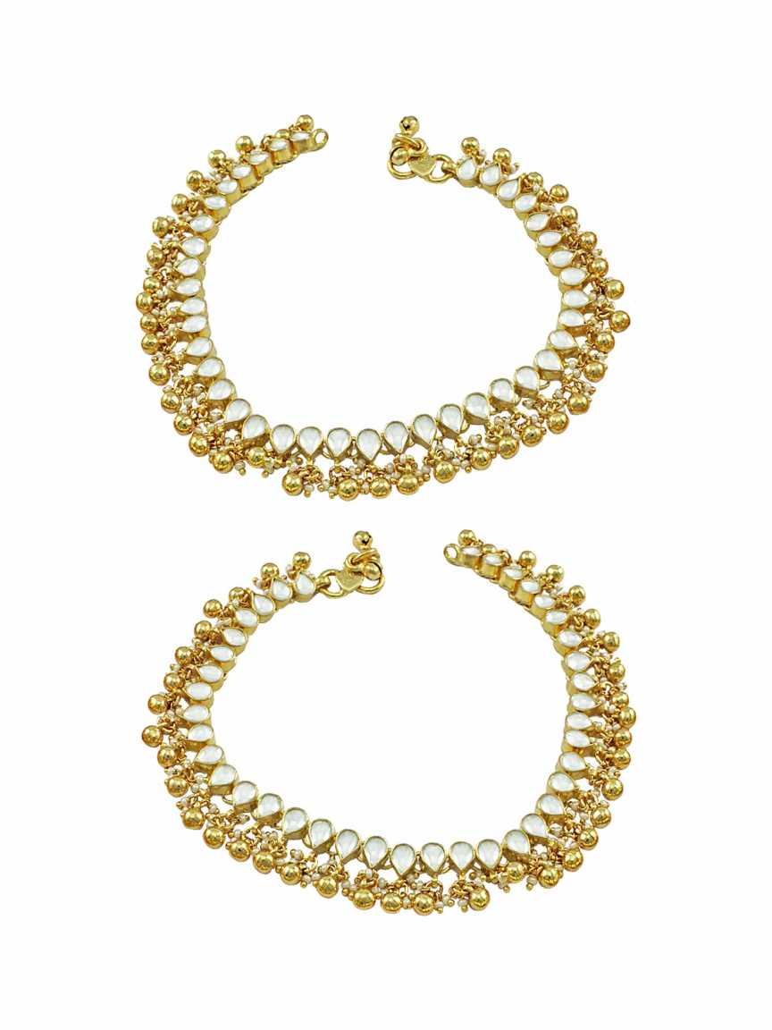 PAYAL ANKLET in JADAU KUNDAN Style | Design - 15322