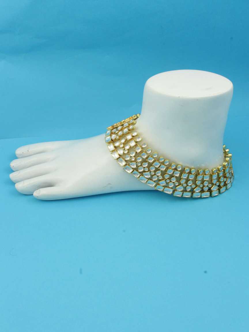 PAYAL ANKLET in JADAU KUNDAN Style | Design - 16471