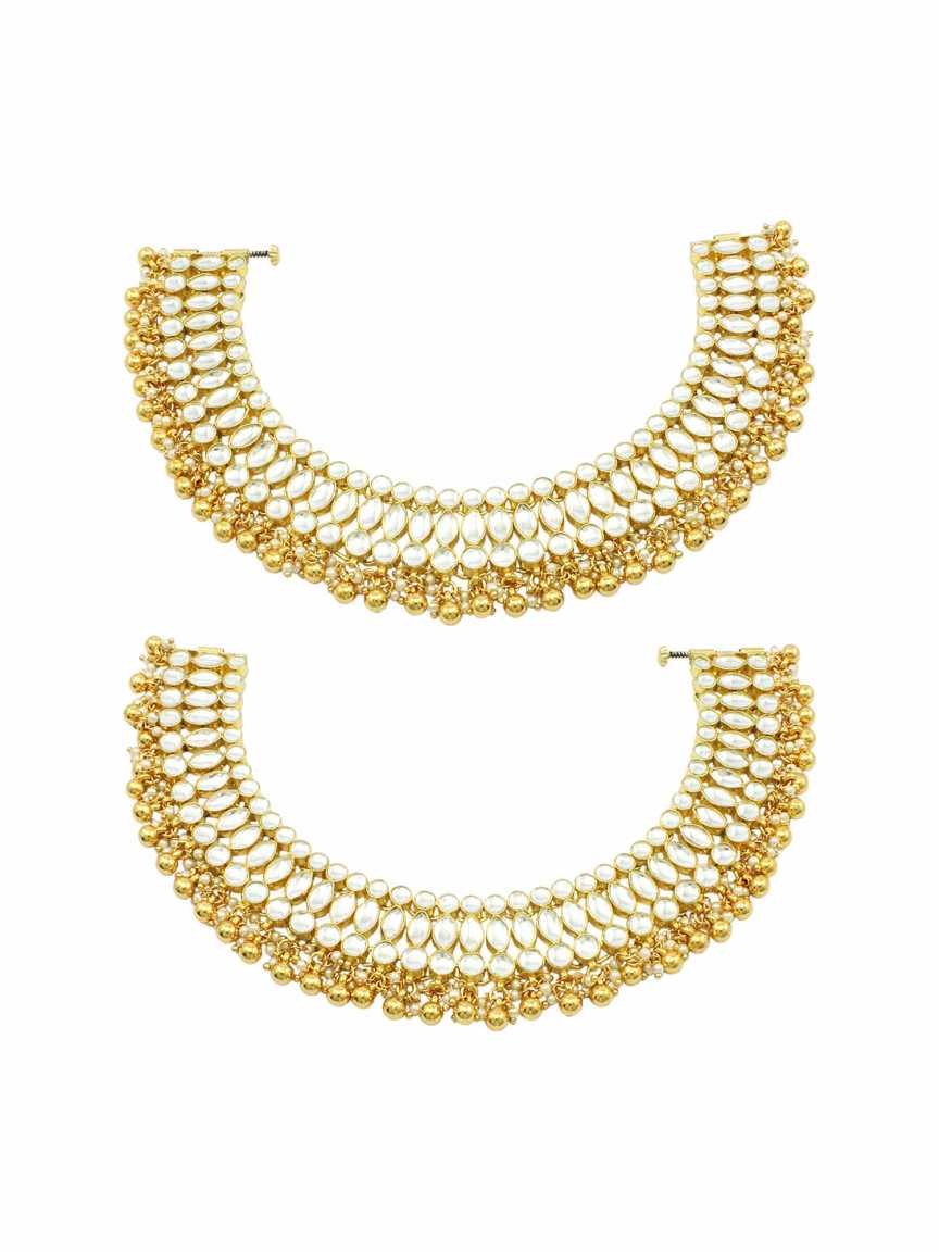 PAYAL ANKLET in JADAU KUNDAN Style | Design - 16779