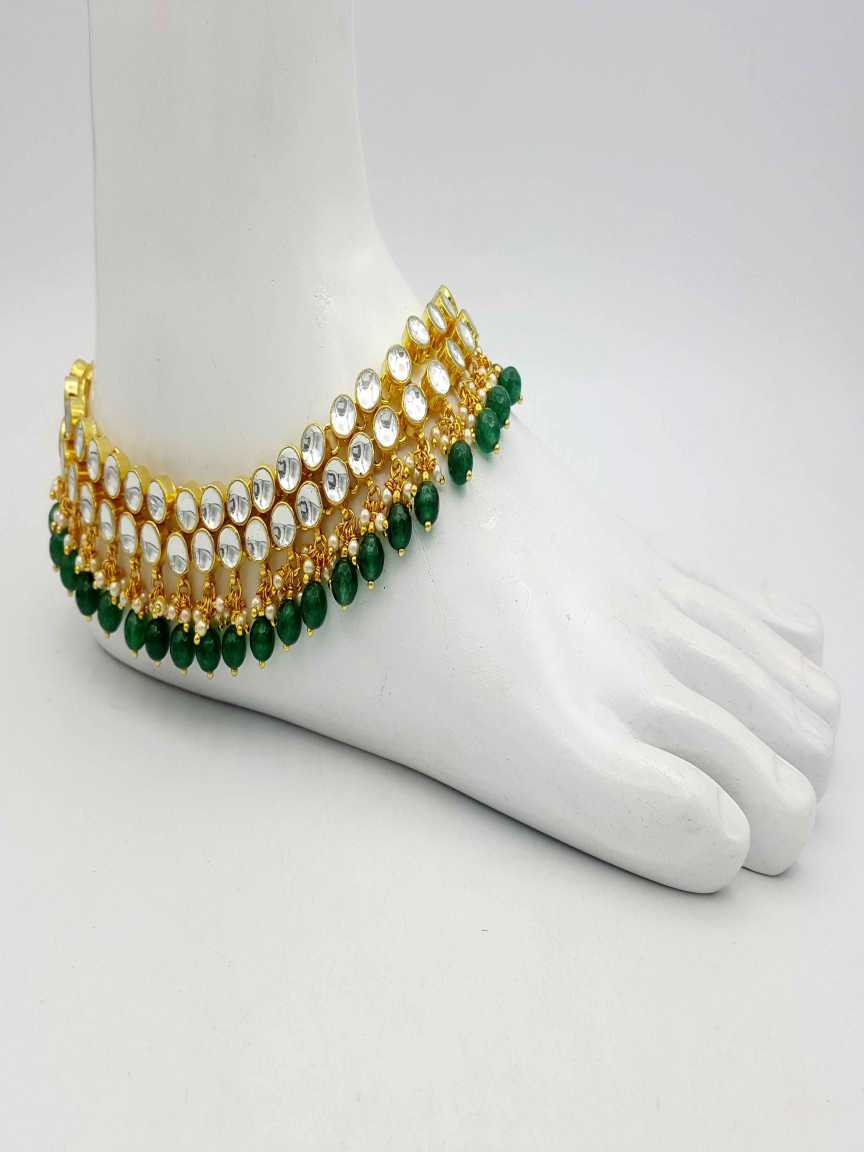 PAYAL ANKLET in JADAU KUNDAN Style | Design - 19137