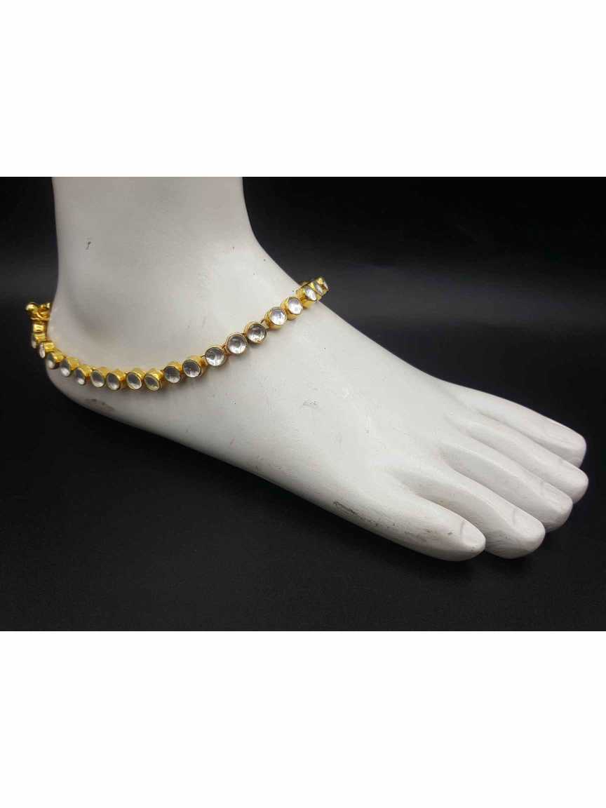 PAYAL ANKLET in JADAU KUNDAN Style | Design - 20605