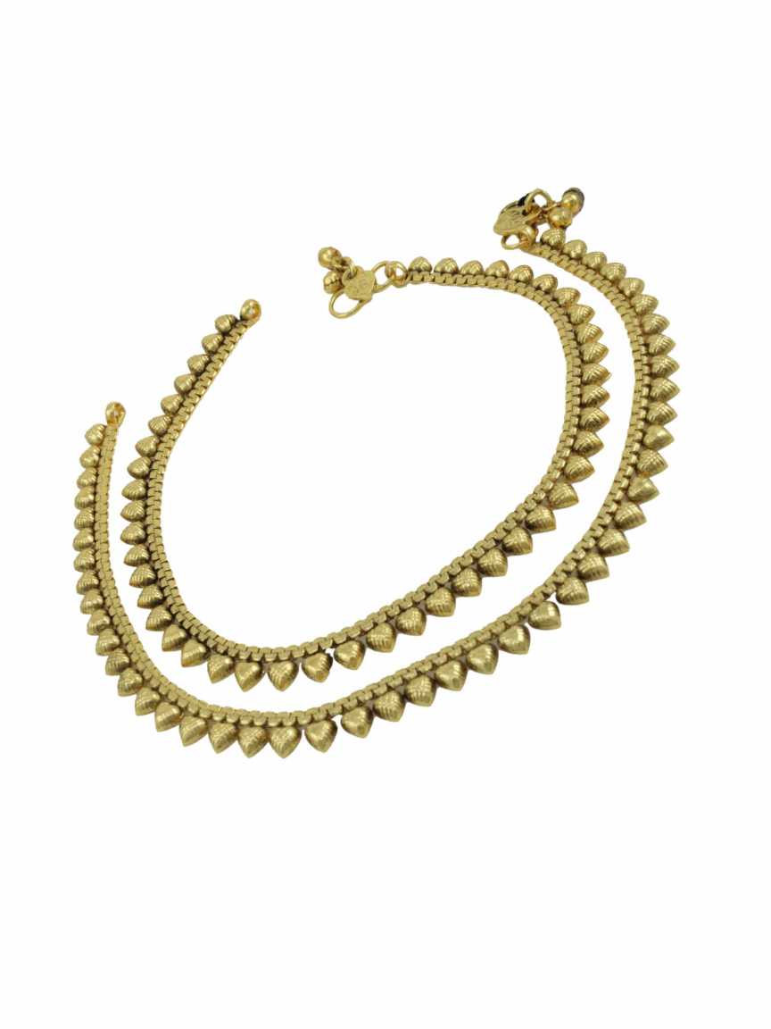 PAYAL ANKLET in GOLD Style | Design - 11915
