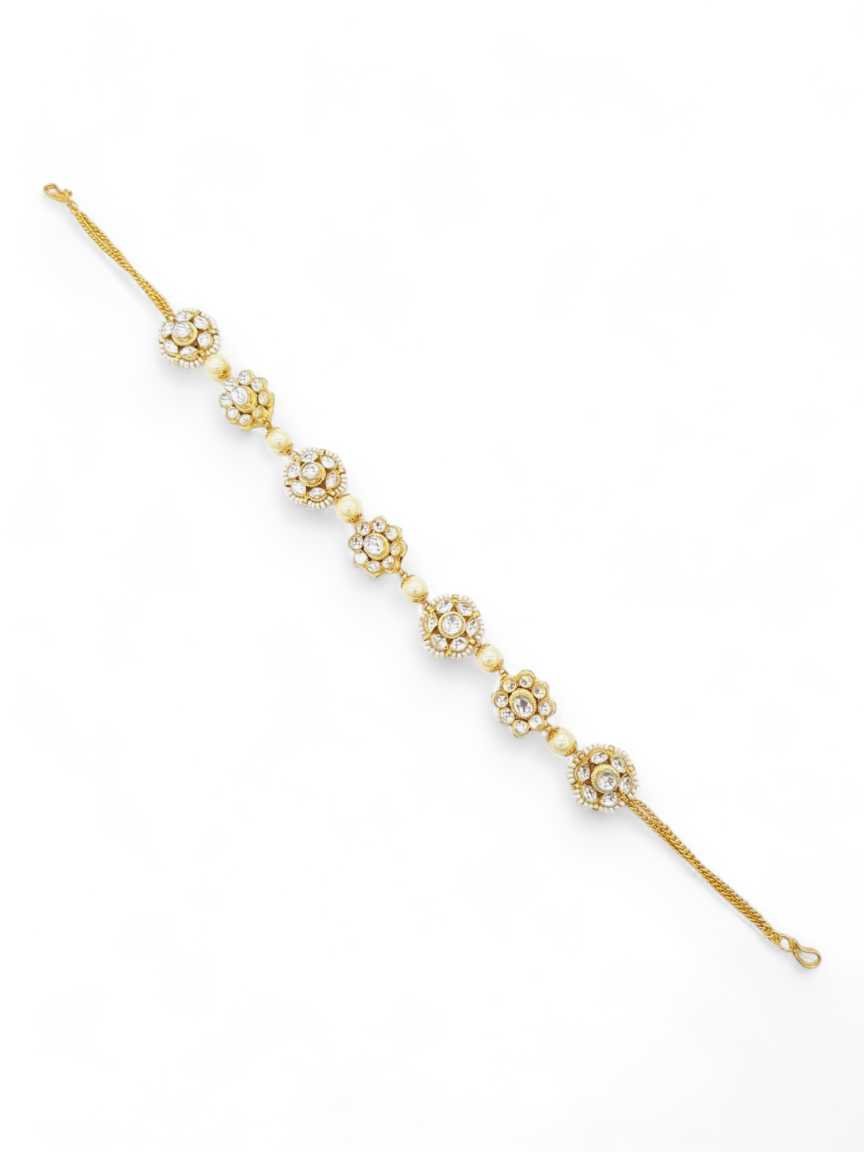 SHEESH PATTI HAIR BAND in JADAU KUNDAN Style | Design - 21221
