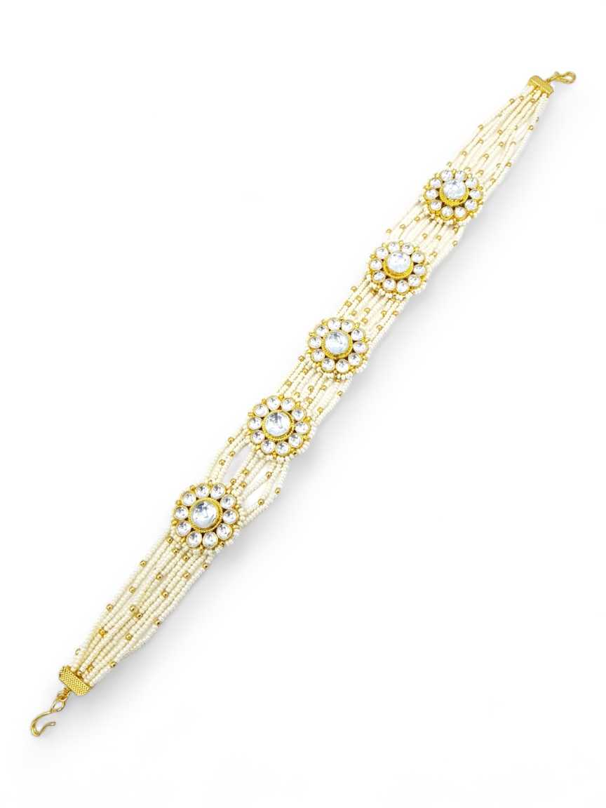 SHEESH PATTI HAIR BAND in JADAU KUNDAN Style | Design - 21361