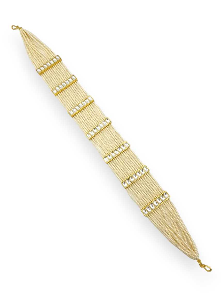 SHEESH PATTI HAIR BAND in JADAU KUNDAN Style | Design - 21376