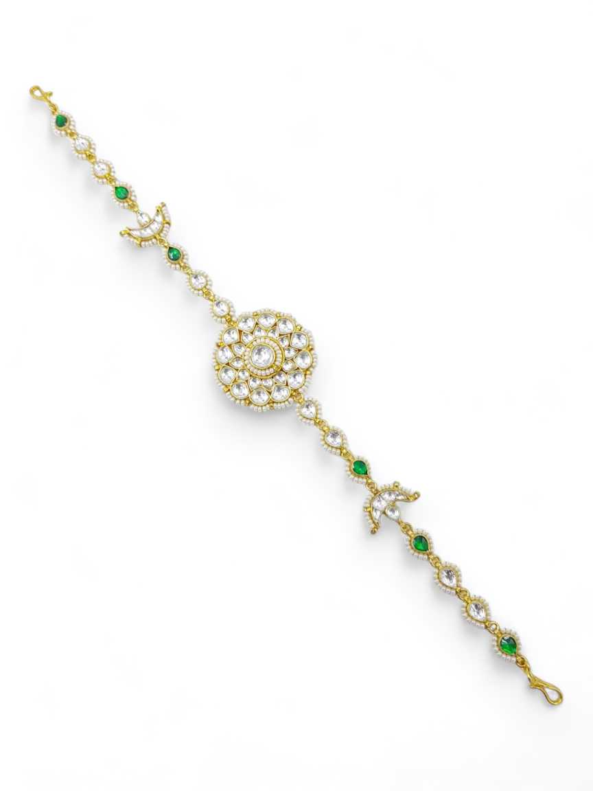 SHEESH PATTI HAIR BAND in JADAU KUNDAN Style | Design - 21868