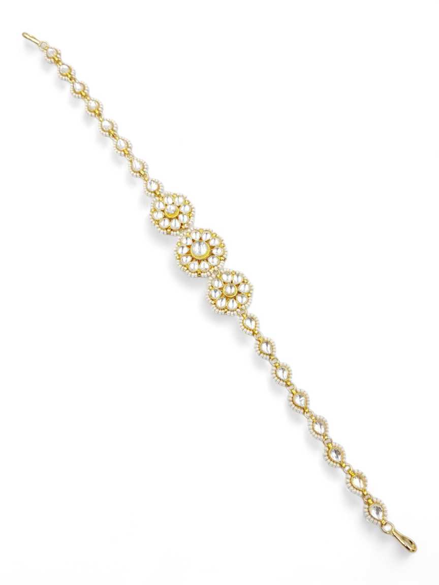 SHEESH PATTI HAIR BAND in JADAU KUNDAN Style | Design - 21969