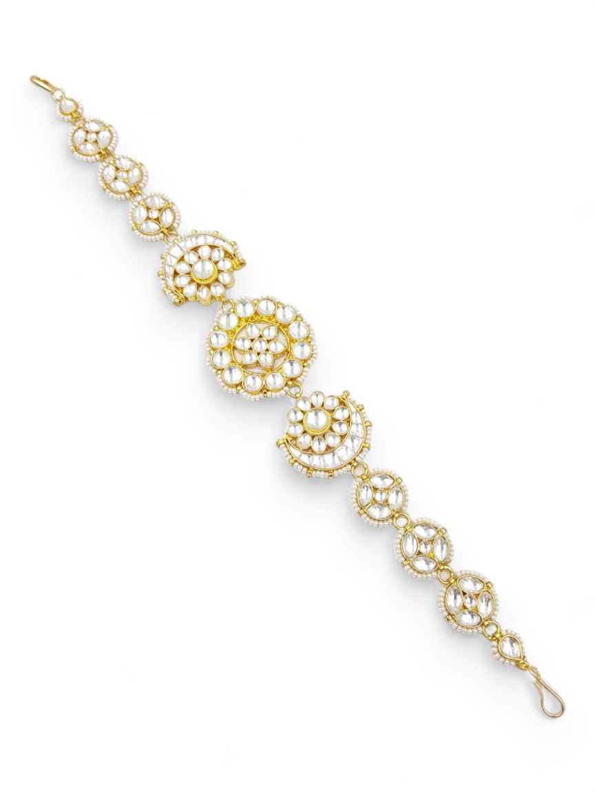 SHEESH PATTI HAIR BAND in JADAU KUNDAN Style | Design - 21973