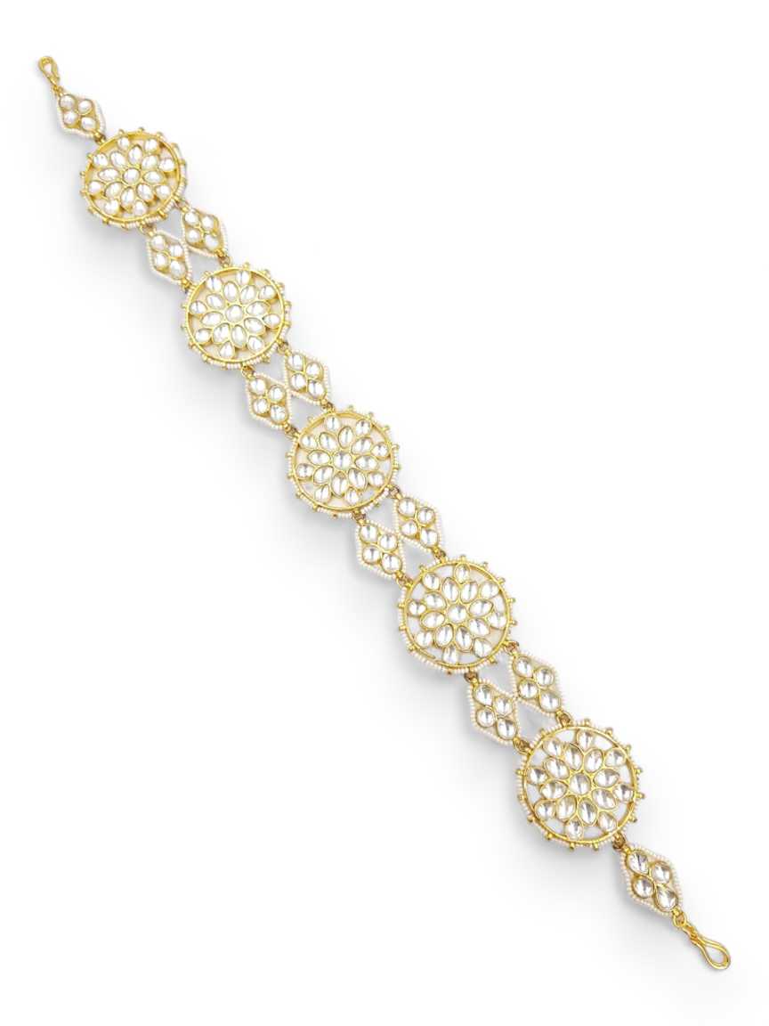 SHEESH PATTI HAIR BAND in JADAU KUNDAN Style | Design - 21982