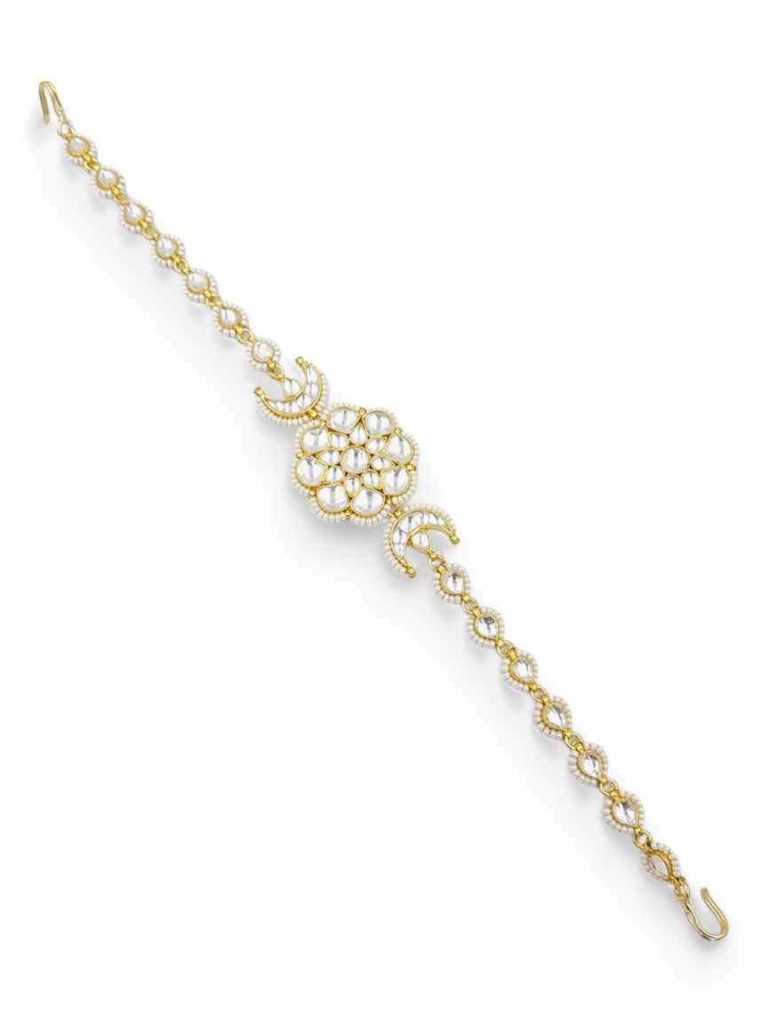 SHEESH PATTI HAIR BAND in JADAU KUNDAN Style | Design - 21985
