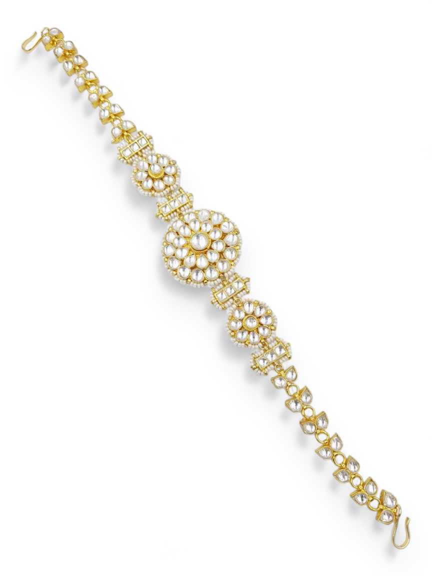 SHEESH PATTI HAIR BAND in JADAU KUNDAN Style | Design - 21986