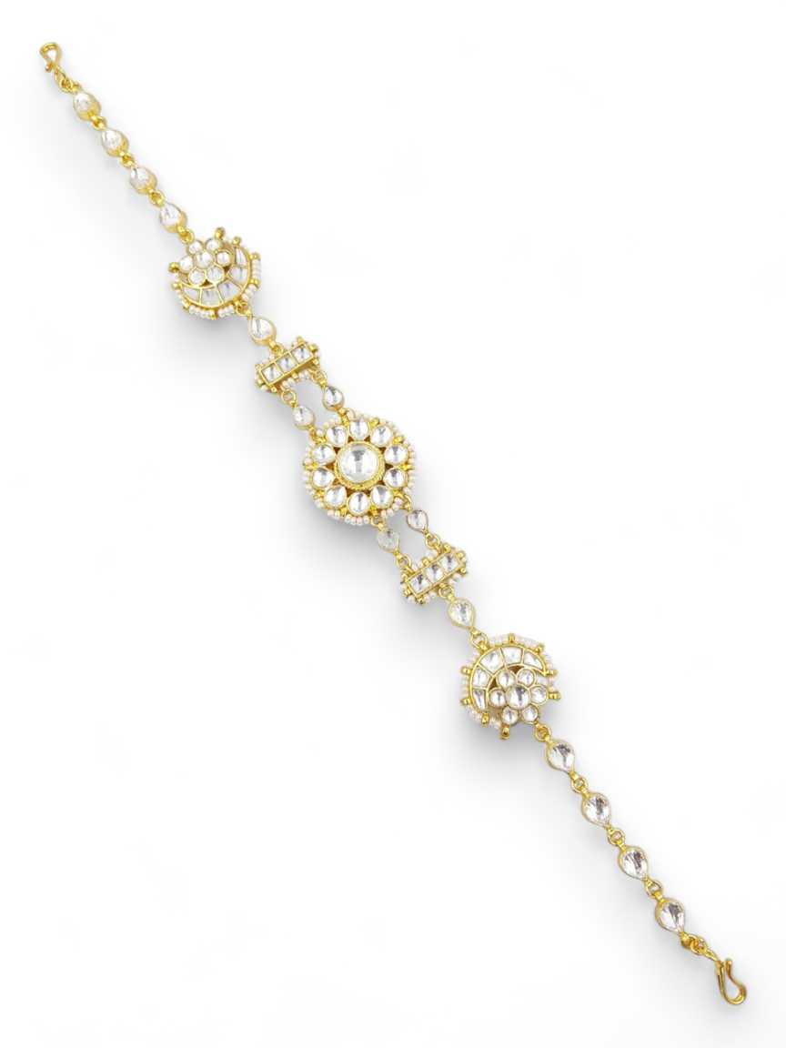 SHEESH PATTI HAIR BAND in JADAU KUNDAN Style | Design - 22050