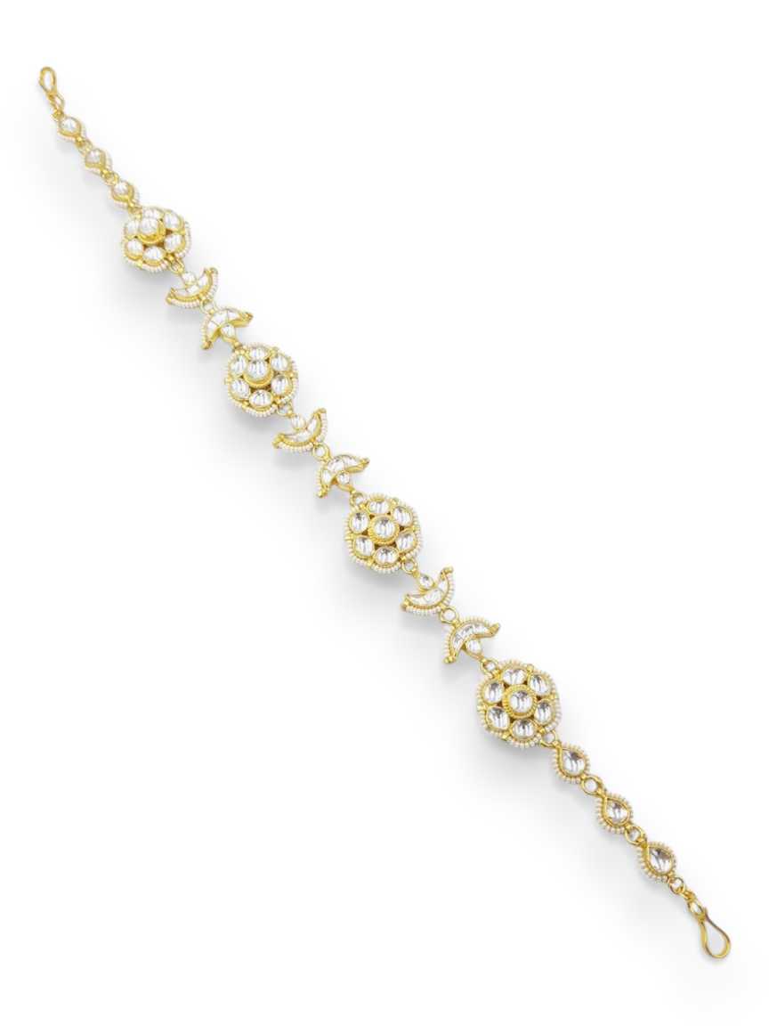 SHEESH PATTI HAIR BAND in JADAU KUNDAN Style | Design - 22330