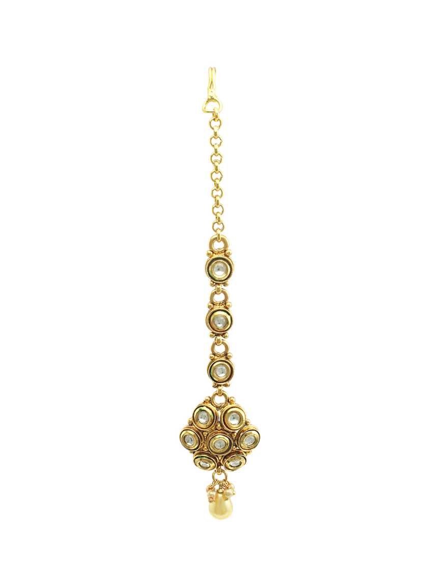 MAANG TIKA in CHECKERED POLKI Style | Design - 17304