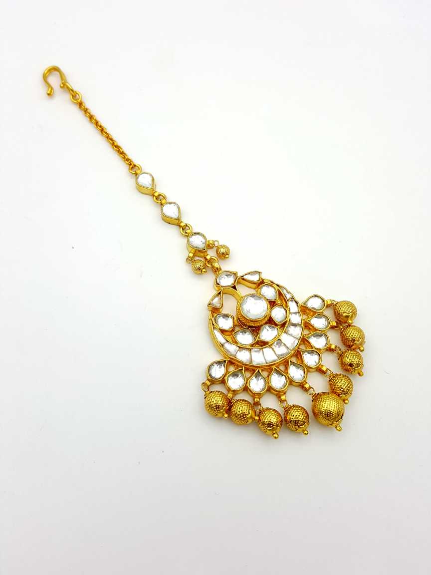 MAANG TIKA in JADAU KUNDAN Style | Design - 17703