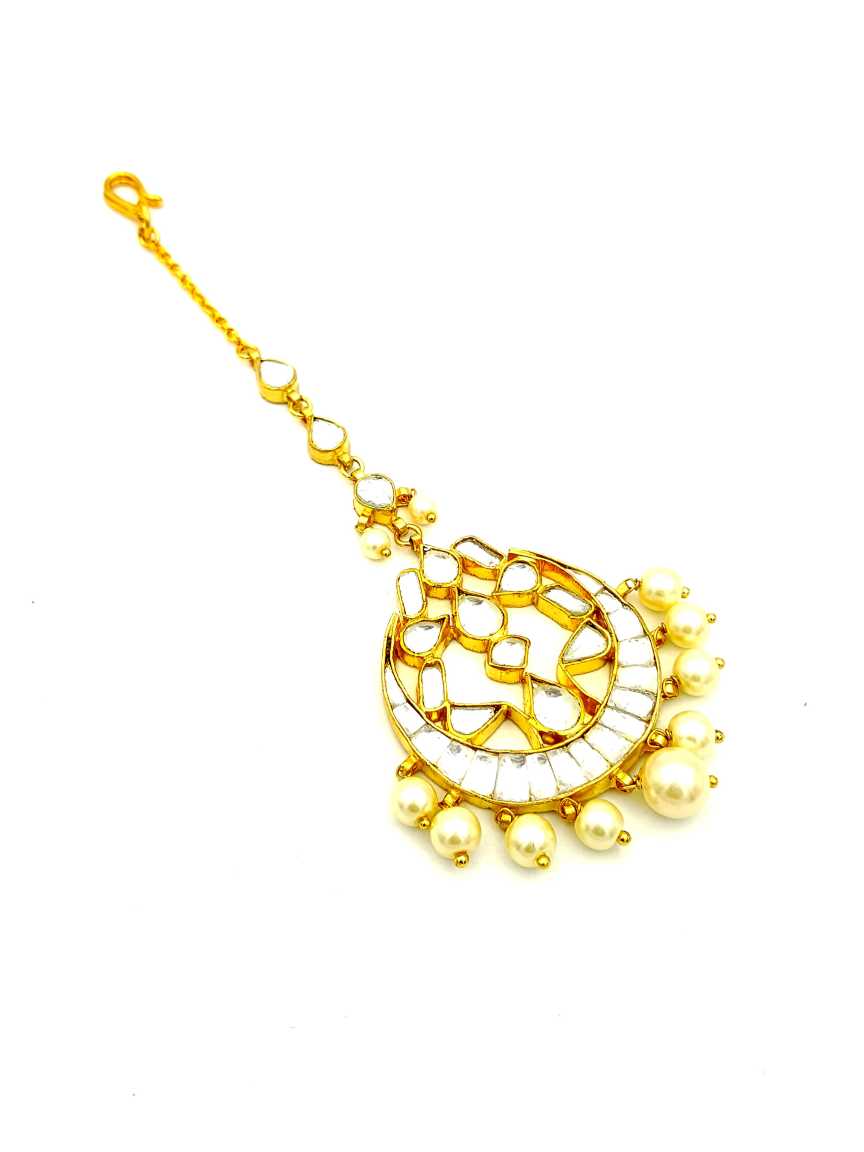 MAANG TIKA in JADAU KUNDAN Style | Design - 17796