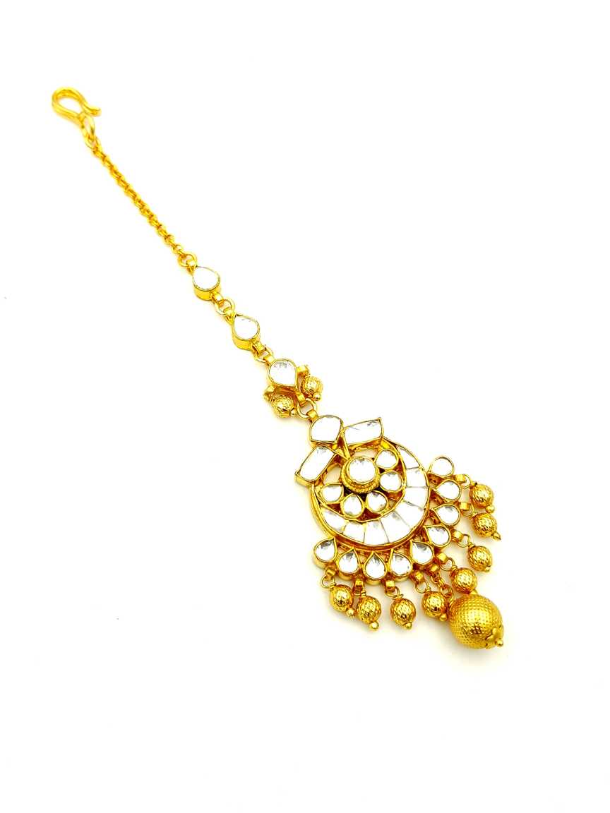 MAANG TIKA in JADAU KUNDAN Style | Design - 17805