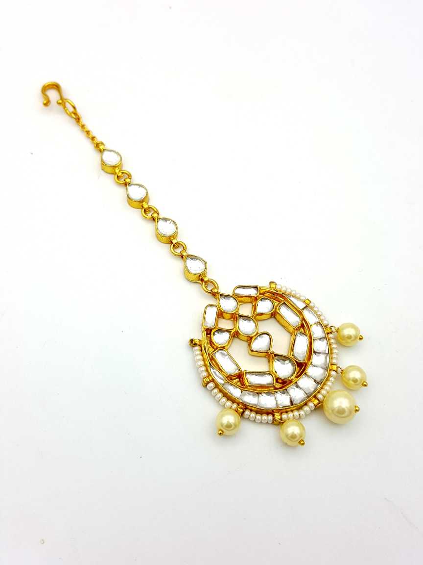 MAANG TIKA in JADAU KUNDAN Style | Design - 17842