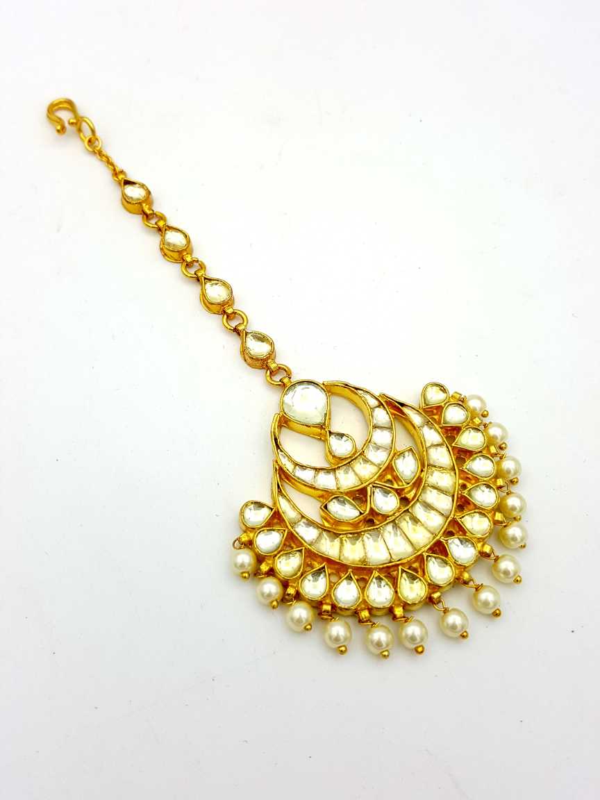 MAANG TIKA in JADAU KUNDAN Style | Design - 17846