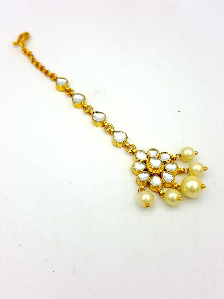 MAANG TIKA in JADAU KUNDAN Style | Design - 18147