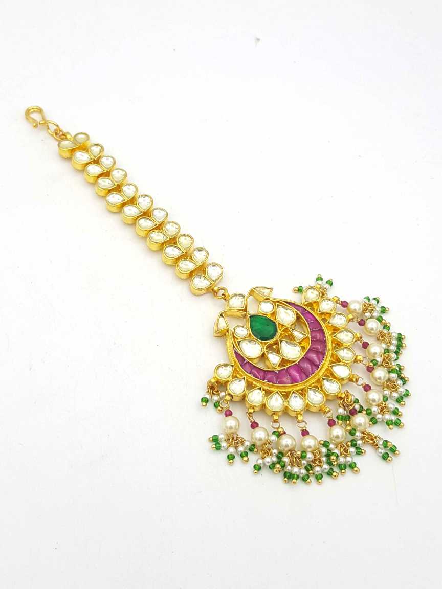MAANG TIKA in JADAU KUNDAN Style | Design - 18442
