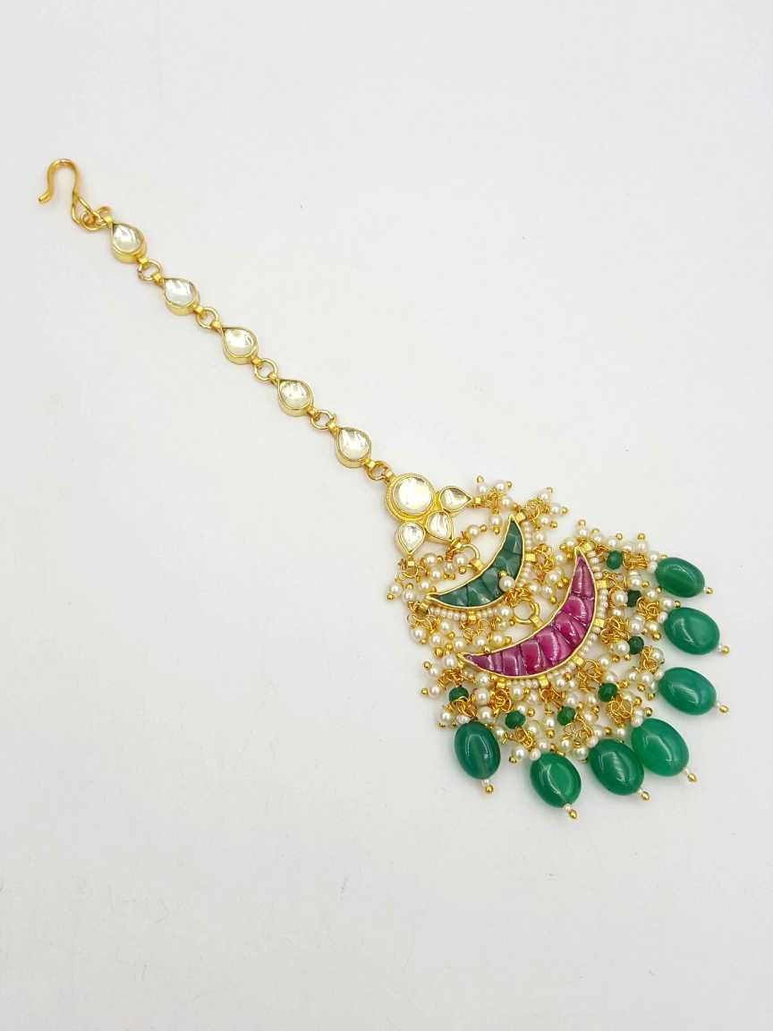 MAANG TIKA in JADAU KUNDAN Style | Design - 19009