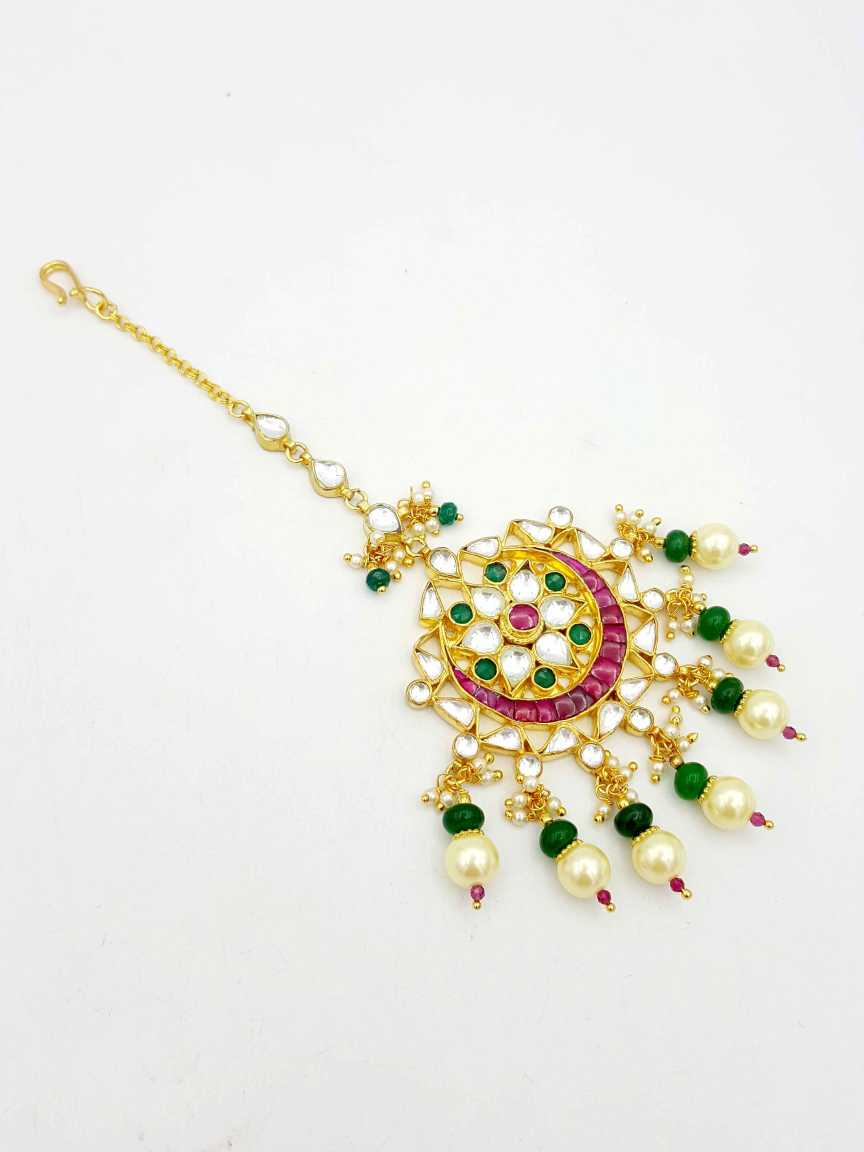 MAANG TIKA in JADAU KUNDAN Style | Design - 19270