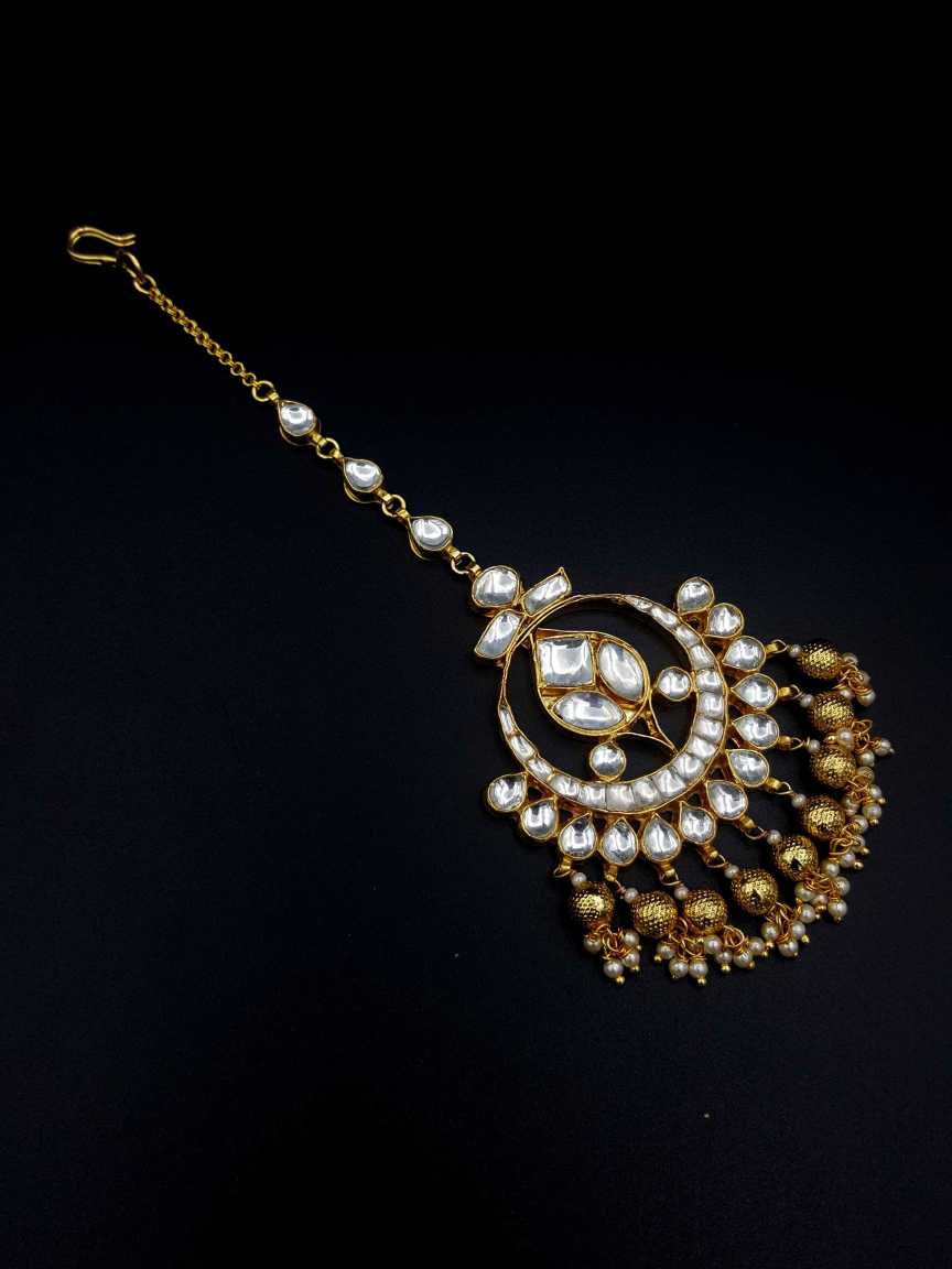MAANG TIKA in JADAU KUNDAN Style | Design - 19470