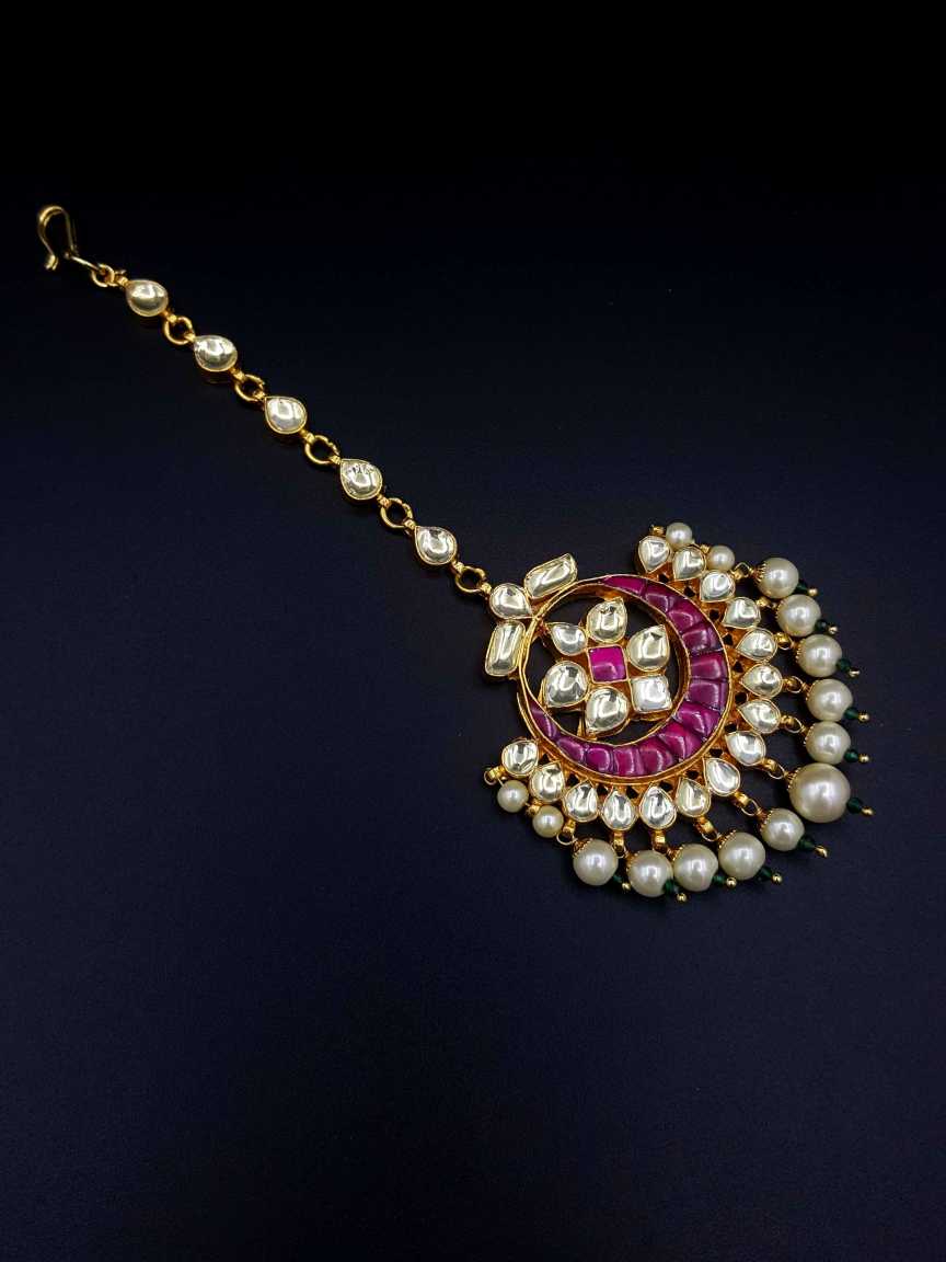 MAANG TIKA in JADAU KUNDAN Style | Design - 19588