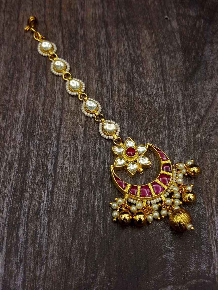 MAANG TIKA in JADAU KUNDAN Style | Design - 20322